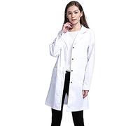 Générique Blouse Blanche de Chimie 100% Coton - Collège Lycée Etudiants - Fermeture par Boutons Pression