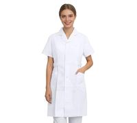Générique Blouse de Laboratoire Blanche pour Femmes et Hommes Coton Manches Longues Blouse Blanche Chimie pour étudiants Laboratoire Scientifique Infirmière Cosplay