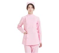Générique Blouse de Médecin pour Femme, Blouse medicale Femme Tunique medicale Manches Courte Shirt Hopital Clinique Aide Domicile Kiné Ergothérapeute pour étudiants Laboratoire Infirmière Cosplay