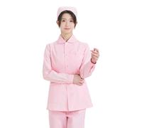 Générique Blouse de Médecin pour Femme, Blouse medicale Femme Tunique medicale Manches Courte Shirt Hopital Clinique Aide Domicile Kiné Ergothérapeute pour étudiants Laboratoire Infirmière Cosplay