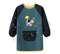 Générique Blouse de Peinture Enfant - Tablier Bambin à Poches - Smock Manches Longues pour Jardin, Cuisine et Salle de Classe