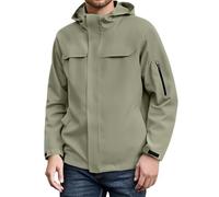Générique Blouson Homme Casual Coupe-Vent Veste Manches Longues Vintage Jacket Sport Veste Universitaire Homme Automne Hiver Couleur Unie Blousons