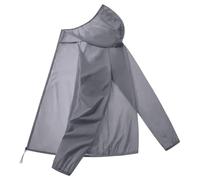 Générique Blouson Homme Mi Saison,Veste à Capuche LéGèRe Et IdéAle pour Le Printemps, L'éTé, La Marche en Plein Air, Le Quotidien, Coupe Slim, Fermeture éClair, IdéAle pour Le Soleil (Dark Gray, L)