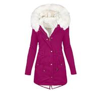 Générique Blousons femme Hiver, Doudoune Sans Manche Hiver De Chaude Polaires De RandonnéE Femme Veste En Laine Manteau Cintré Doudoune Courte Avec Capuche