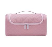 Générique Blow Dryer Bag, Large Capacity Curling Iron Storage Case with Hook and Compartments, Heat-Resistant Travel Organizer for Hair, Styling Tools, Bathroom, Gym, Suitcase, Vanity, Salon