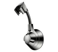 Générique Blow Dryer Holder Wall Mounted,Suction Wind Blower Rack Organizer,360-Degree Rotation Adjustable Height Wall Hair Dryer Holder with Cord Storage | for Bathroom Kitchen Salon Pantry Cabinet