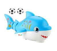 Générique Blow Pipe Floating Balls - Shark Breathing Exercise Toy | STEM Fine Motor Skills Builder with Light and Sound Effects, Kids, Pool Parties, Backyard Play, Camping & Birthday Celebrations