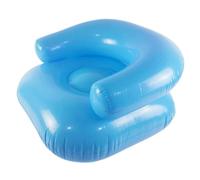 Générique Blow Up Chair - Portable Inflatable Seat for Camping Beach Relaxation | Thickened PVC Material with Waterproof, Lightweight Lounge Furniture for Poolside Indoor Outdoor Activities, 50x40cm