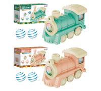 Générique Blowing Ball Train Toy Set | Educational Light and Sound Train Playset | Fun Sensory Learning Toy for Boys and Girls Christmas Birthday Giifts