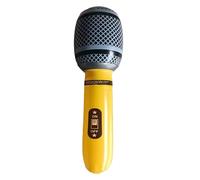 Générique Blowup Microphone - Musical Prop for Performances | Colorful Vinyl with Internal Air, Celebration Entertainment Accessories, Lightweight Play Items for Christmas, Birthday and Events