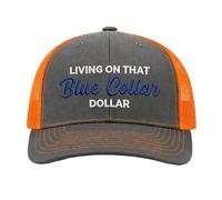 Générique Blue Collar Hats, Breathable Mesh Caps, Funny Work Headwear, Sturdy Outdoor Hat, for Mechanics Construction Workers Welders Garage Hiking Camping Fishing Outdoor Park Garden Labor Work Use