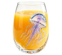 Générique Blue Ring Octopus Glass - Handmade Marine Glassware | Water Cup
