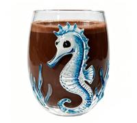 Générique Blue Ring Octopus Glass - Handmade Marine Glassware | Water Cup