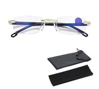 Générique Blueease-Optics Glasses, Intelligent Zoom Anti Blue Light Presbyopia Glasse, Eye strain, With glasse case and glasses cloth, Unisex and suitable (1 pcs)