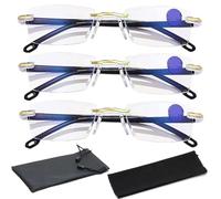 Générique Blueease-Optics Glasses, Intelligent Zoom Anti Blue Light Presbyopia Glasse, Eye strain, With glasse case and glasses cloth, Unisex and suitable (3 pcs)