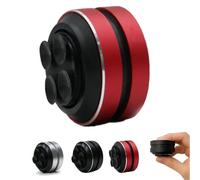 Générique Bluetooth Mini Speaker Bone Conduction Portable WirelessSpeaker, with Suction Cup, Turn Anything Into a Speakers, for Bath, Home, Outdoor, Travel (Red)