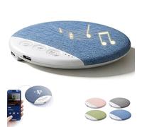 Générique Bluetooth Pillow Speaker for Sleeping, Mini Portable Under Pillow Speaker, Flat Under Pillows Speakers, with Stereo Bass White Noise, Volume Control Auto-Off, for Adult Kids (Blue)