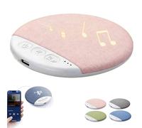 Générique Bluetooth Pillow Speaker for Sleeping, Mini Portable Under Pillow Speaker, Flat Under Pillows Speakers, with Stereo Bass White Noise, Volume Control Auto-Off, for Adult Kids (Pink)