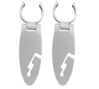 Générique Board Skeg Retainers - Adjustable Surfboard Bracket | Marine Equipment for Cyclists, Two Pack Secure Fasteners for Golfers Adults, Kayak Parts, Connector for Outdoor Hobbyist Sailors