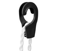 Générique Boat Bumper Clamps, Boat Bumper Holder, Pontoon Boats Shock Absorber Clips - Quick Release Hooks for Kayak, Dinghy, Yacht, Dock, Anti-Collision Holder, ABS, Black/White