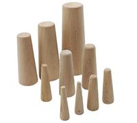 Générique Boat Drain Plug, 10 Piece Tapered Soft Wood Plug, Drainage and Leak Sealing, 1.5x3.94 inches Heavy Duty Stopper for Kayak, Yacht, Lake Dock, Bilge Pump, Outdoor Marine Use