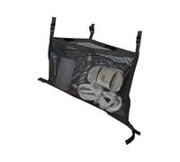 Générique Boat Mesh Bag, Leaning Post Organizer, Adjustable Strap Mount, 3-Section Divider Storage, Clothing Gear Holder for Kayaking Pontoon Scuba Diving Rafting Snorkeling Use 31.89x14.96in