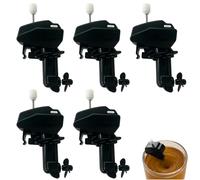 Générique Boat Motor Coffee Stirrer, 2026 Upgraded Boat Propeller Coffee Stirrer, Motorboat Coffees Stirrerss, Fun Mixing Gadget for Cafe Kitchen Beverage Travel Cocktail Bar Milk (5Pcs-big)
