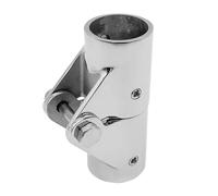 Générique Boat Pipe Connector - 3 inch Stainless Steel 316 Fitting | Folding Swivel Marine Coupling, Yacht Deck Hardware for Shading Systems, Pipeline Reinforcement and RV Telescopic Brackets