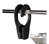 Générique Boat Rail Cleats, Quick Connect and Release Clips, 5.43x2.6x1.38 inches, UV Resistant Fasteners, Secure Line Management, Marine Dock Buoy Yacht Use for Outdoor Water Sports Systems