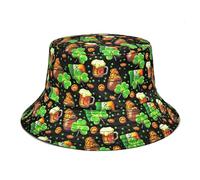 Générique Bob Homme Coton - Cappello Con Stampa Floreale di San Patrizio e berretto parasole reversibile per Feste e festività all'aperto