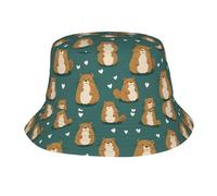 Générique Bob Seau Cœur D'Écureuil Mignon Noir Chapeau de Pêche Jardinier