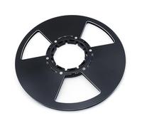Générique Bobine de Ruban en Aluminium pour Enregistrement, Black | Bobine en métal, conception légère et robuste, enregistrement fluide, longue utilisation, pour magnétophones