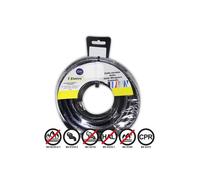 GENERIQUE - Bobine Fil Électrique Flexible 4mm Noir Sans Halogène 5m
