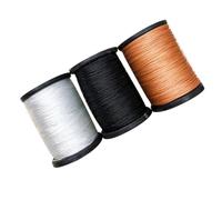 Générique Bobines de Fil Ciré Pratique pour Travaux Manuels Lot de 3 pour Couture et Reliure, Corde de en Cire et Couture ou Machine