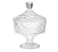 Générique Bocal à Bonbons Verre Transparent avec Couvercle Hermétique Pot de Rangement pour Cuisine Centre de Table Mariage et Fête Pot à Sucre Décoratif pour Snacks et Desserts