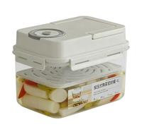 Générique Bocal à coréen | Boîte de Salaison de Type Presse 4 L,Récipient de fermentation,pour frigo, garde-manger, cuisine, aliments, choucroute, camping, pique-nique,