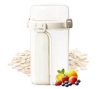 Générique Bocal À Salade,Stockage alimentaire étanche avec fourchette-cuillère,Préparation Repas Snack Dessert | Pour Maison Bureau Extérieur Fête Dessert Noix Yaourt