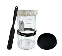 Générique Bocal Pour Fermentation Du Levain - Récipient Hermétique Réutilisable 1200 ml Avec Couvercle | Bocal De Fermentation À | Pour Cuisson Maison Sur Plan De Travail Garde-Manger Yaourt Fermenté