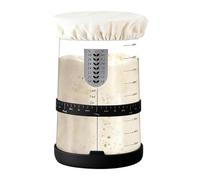 Générique Bocaux à Levain | avec couvercle à large ouverture verre transparent - Kit de Démarrage pour Levain pour les Débutants - pour Maison Appartement Restaurant Magasin Cuisine Salle à Manger