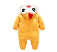 Générique Body Bebe 0-3 Mois, Costume De Chicken Pour BéBé Combinaison Enfant Ensemble De VêTements D'éTé Pyjama Bebe Fille Combinaison Canard Jaune Combi Poussin Fille