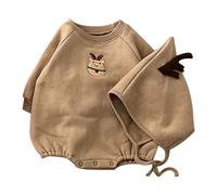 Générique Body Bebe 0-3 Mois NoëL, Deguisement Bebe Noel Vetement Fille 0-3 Mois Combinaison Hiver Renne Jumpsuit Costume Mere Noel Enfant Un pour