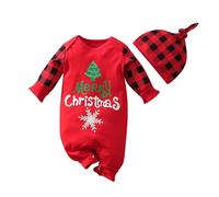 Générique Body Bebe 0-3 Mois NoëL, Pyjama Noel Enfant Noel Bebe Combinaison BéBé GarçOn Pyjama NoëL Jumpsuit Deguisement Enfants Ensemble BéBé Mon Garcon