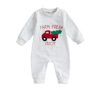 Générique Body Bebe 0-3 Mois NoëL, Robe De Noel Fille Mon 1Er Noel Combinaison Enfant Hiver Pyjama Bebe Garcon 0-3 Mois Ensemble Fille Mon Garcon