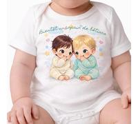 Générique Body bébé annonce grossesse « Bientôt un copain de bêtises » - Annonce grossesse originale - Body bébé doux 190 g/m² - Manches courtes ou longues - 3 mois à 4 ans