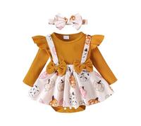 Générique Body Bébé Garçon Fille Halloween Bébé Costume Halloween Mon 1er Halloween Barboteuse à Manches Longues Cadeaux Oersonnalisés pour Annonce, Naissance, Bébé Fété (Yellow, 0-3 Months)