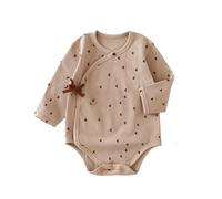 Générique Body Bébé Garçons Filles Manches Longues Cartoon Imprimé Rayures Étoiles Lune Maille Côtes Nouveau-nés Vêtements (3-12M) Maille Coton