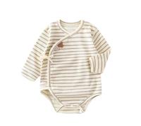 Générique Body Bébé Garçons Filles Manches Longues Cartoon Imprimé Rayures Étoiles Lune Maille Côtes Nouveau-nés Vêtements (3-12M) Maille Coton