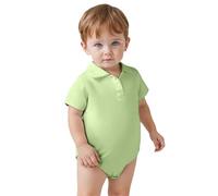 Générique Body d'été décontracté pour bébé Fille, Barboteuse Basique à Manches Courtes, Couleur Unie, pour la Plage, l'école, Les fêtes, vêtements pour Tout-Petits de 3 à 24 Mois#05