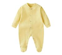 Générique Body Doux pour Nouveau-né, Fermeture à Pression sur Le Devant, Pyjama pour bébé garçon, Tenue complète avec intégrées et sans Chaussettes pour Plus de Confort et de Chaleur#Y