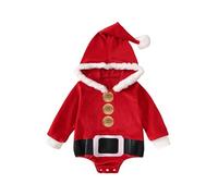 Générique Body Fille De Noel Bebe, Tenue Pere Noel Bebe Bodys Et Combinaisons Combinaison Hiver Garcon Une PièCe VêTement Nouveau Né 0 Costume Carnaval Enfant BéBé Filles